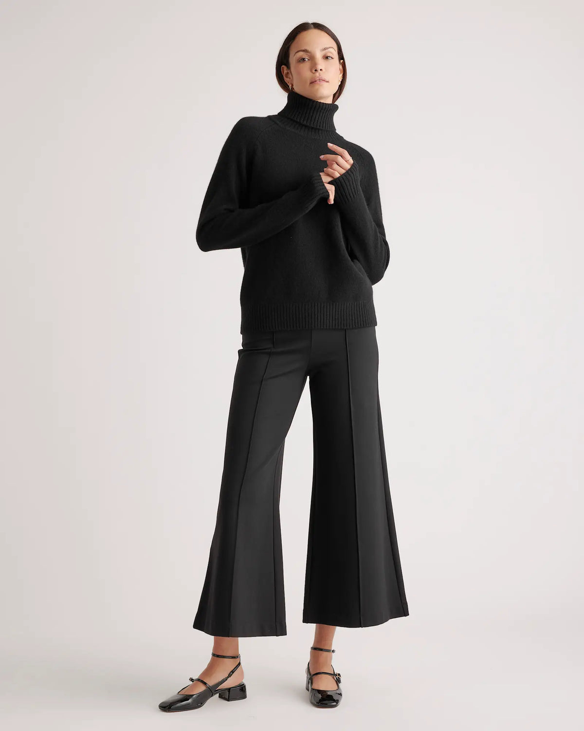 100% Yak Wool Turtleneck Sweater - US 6181