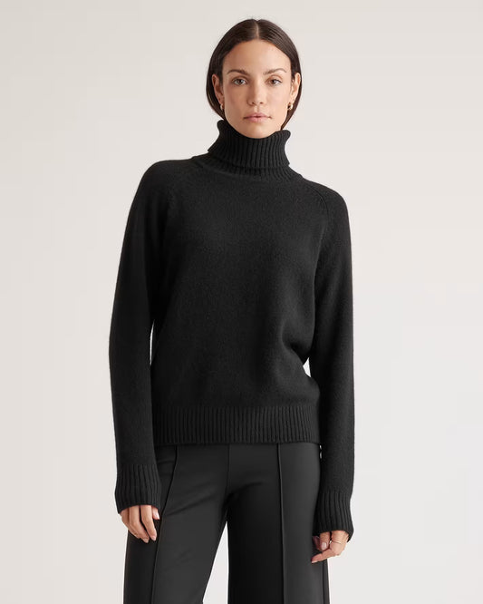 100% Yak Wool Turtleneck Sweater - US 6181