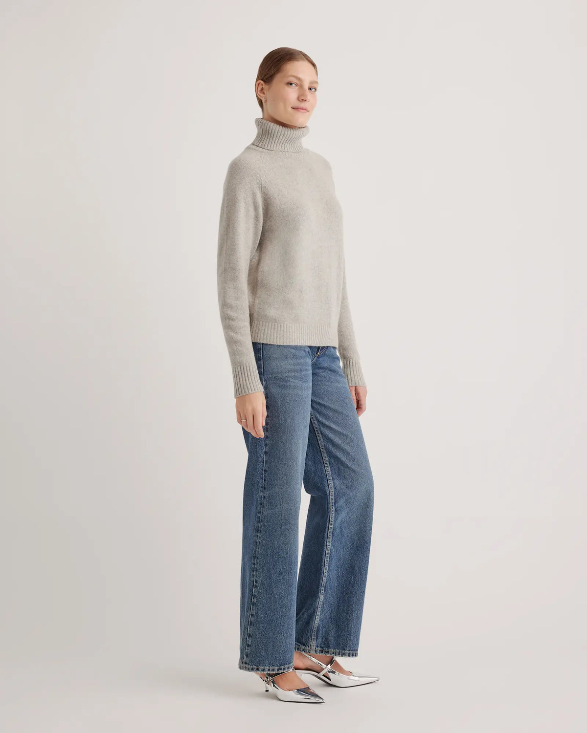 100% Yak Wool Turtleneck Sweater - US 1483