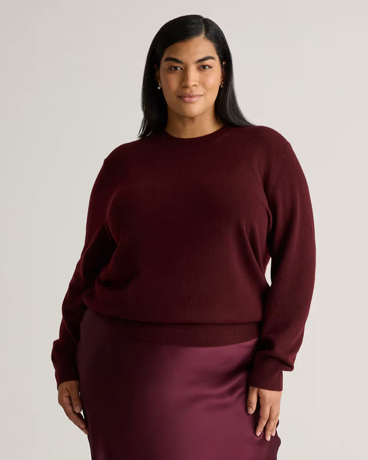 Mongolian Cashmere Crewneck Sweater - US 0547