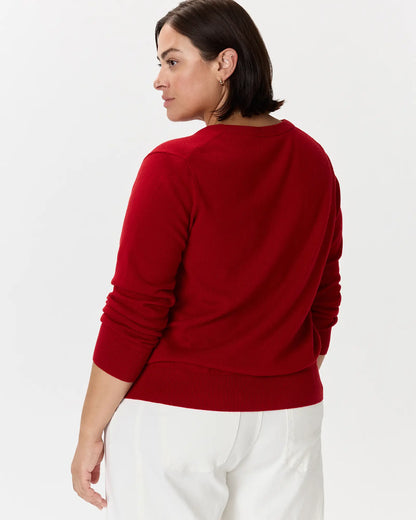 Mongolian Cashmere V-Neck Sweater - US 0566