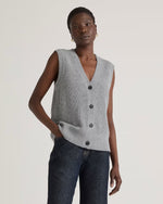 Mongolian Cashmere Fisherman Sweater Vest - US 4086