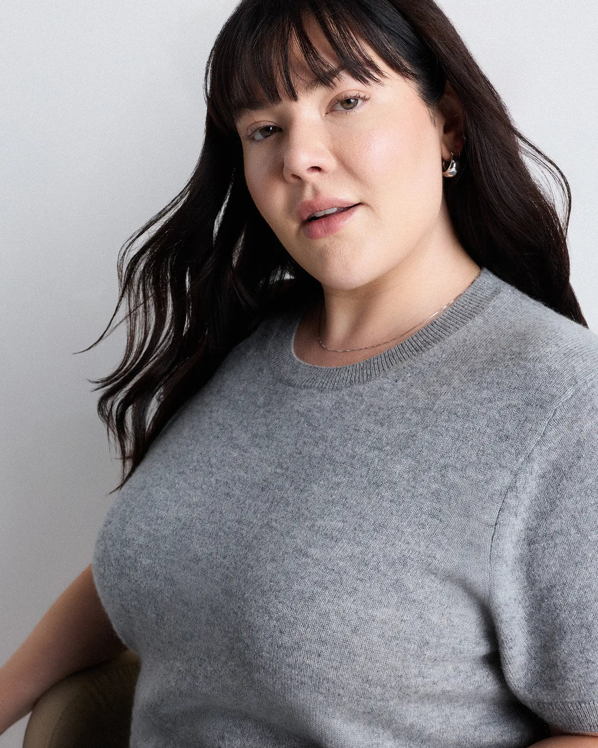 Mongolian Cashmere Tee - US 2134