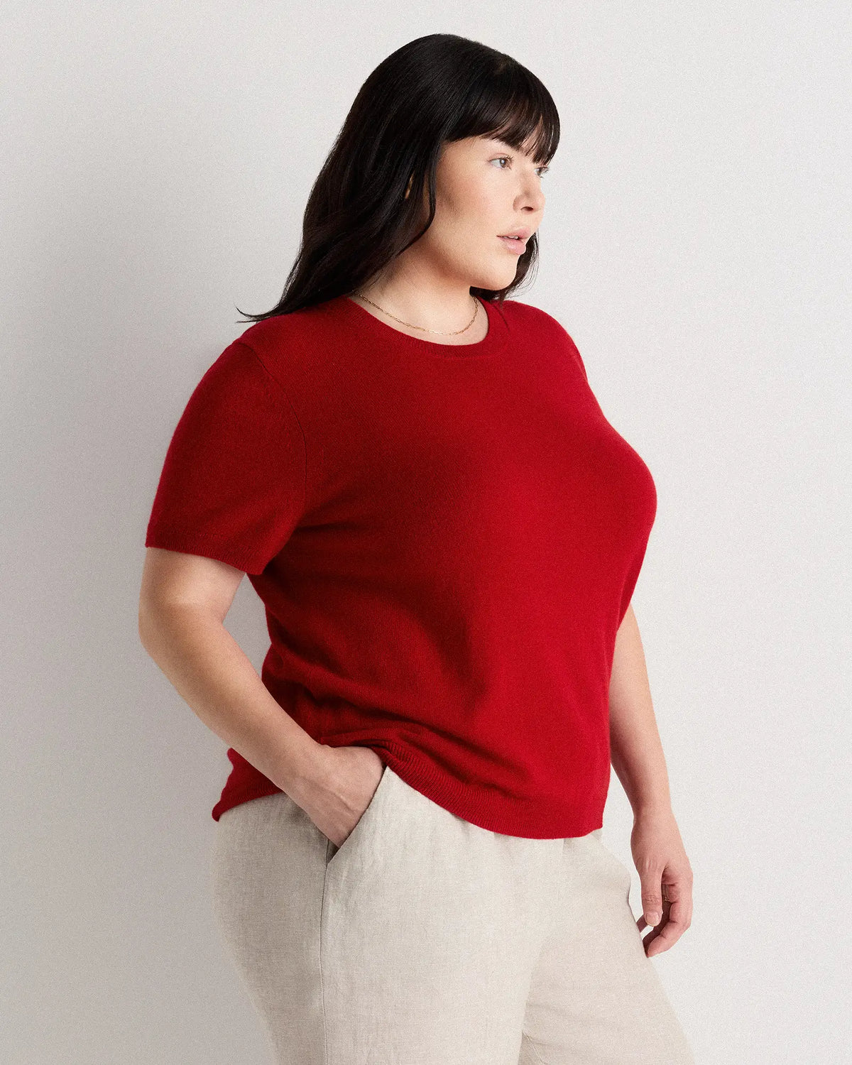 Mongolian Cashmere Tee - US 9436