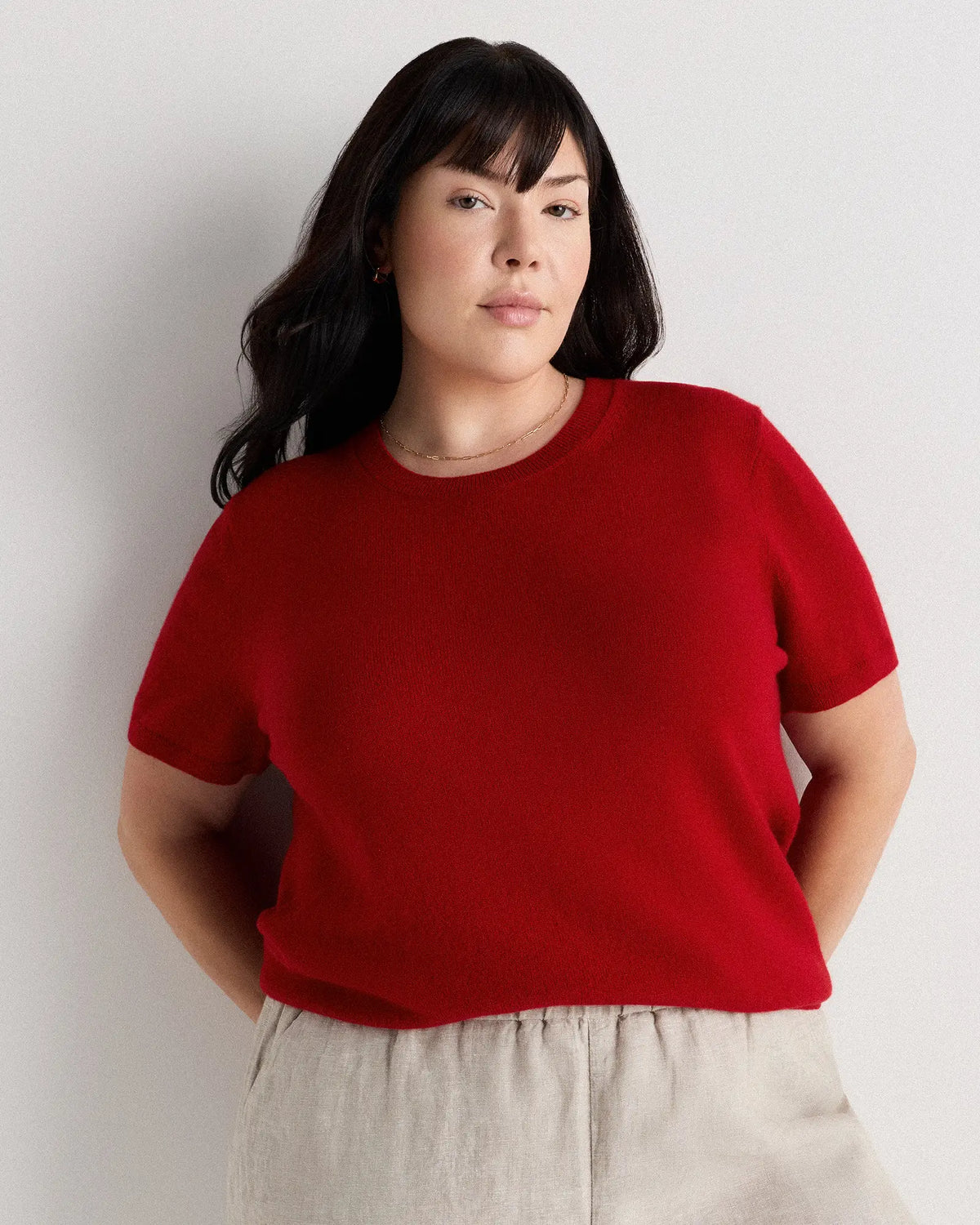 Mongolian Cashmere Tee - US 9436