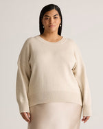 100% Organic Cotton Boyfriend Crew Sweater - US 6908