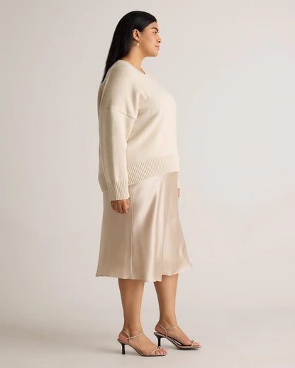 100% Organic Cotton Boyfriend Crew Sweater - US 6908