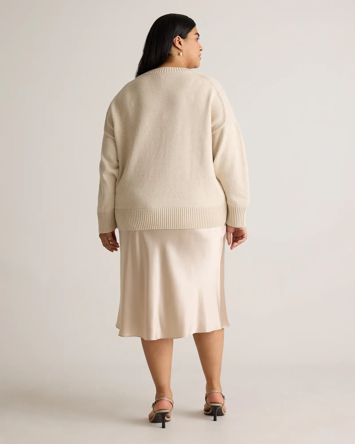 100% Organic Cotton Boyfriend Crew Sweater - US 6908