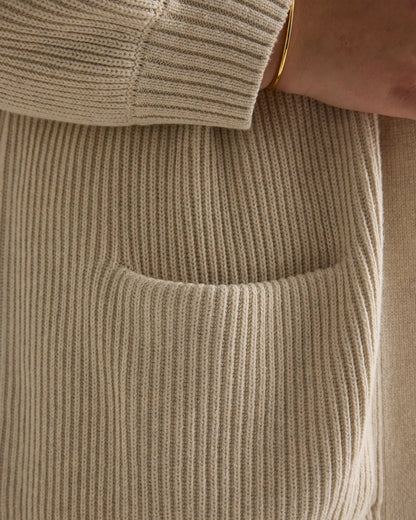 100% Organic Cotton Oversized Cardigan - US 9641