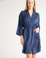 100% Washable Silk Robe - US 9239