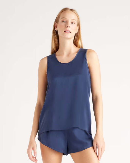 100% Washable Silk Pajama Tank - US 8290
