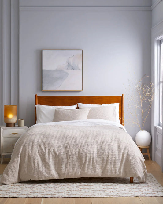 Organic Luxe Honeycomb Duvet Cover Set - US 5488