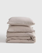 Organic Luxe Honeycomb Duvet Cover Set - US 5488