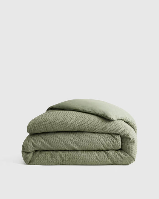 Organic Luxe Honeycomb Duvet Cover - US 7910