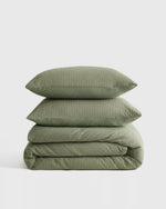 Organic Luxe Honeycomb Duvet Cover Set - US 9568