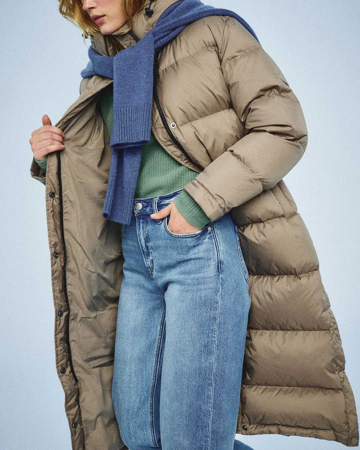 Responsible Down Long Puffer Jacket - US 5710