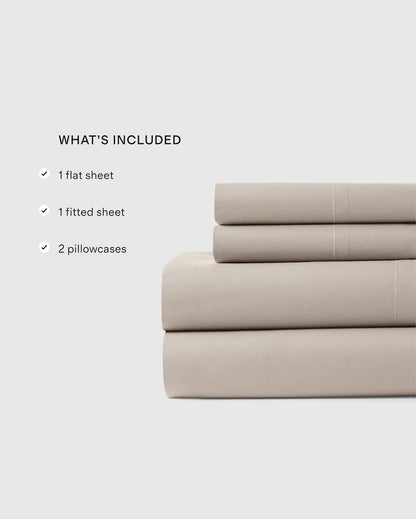 Organic Crisp Percale Sheet Set - US 2952
