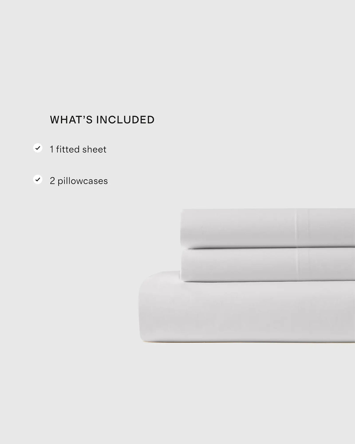 Organic Crisp Percale Fitted Sheet Set - US 9787