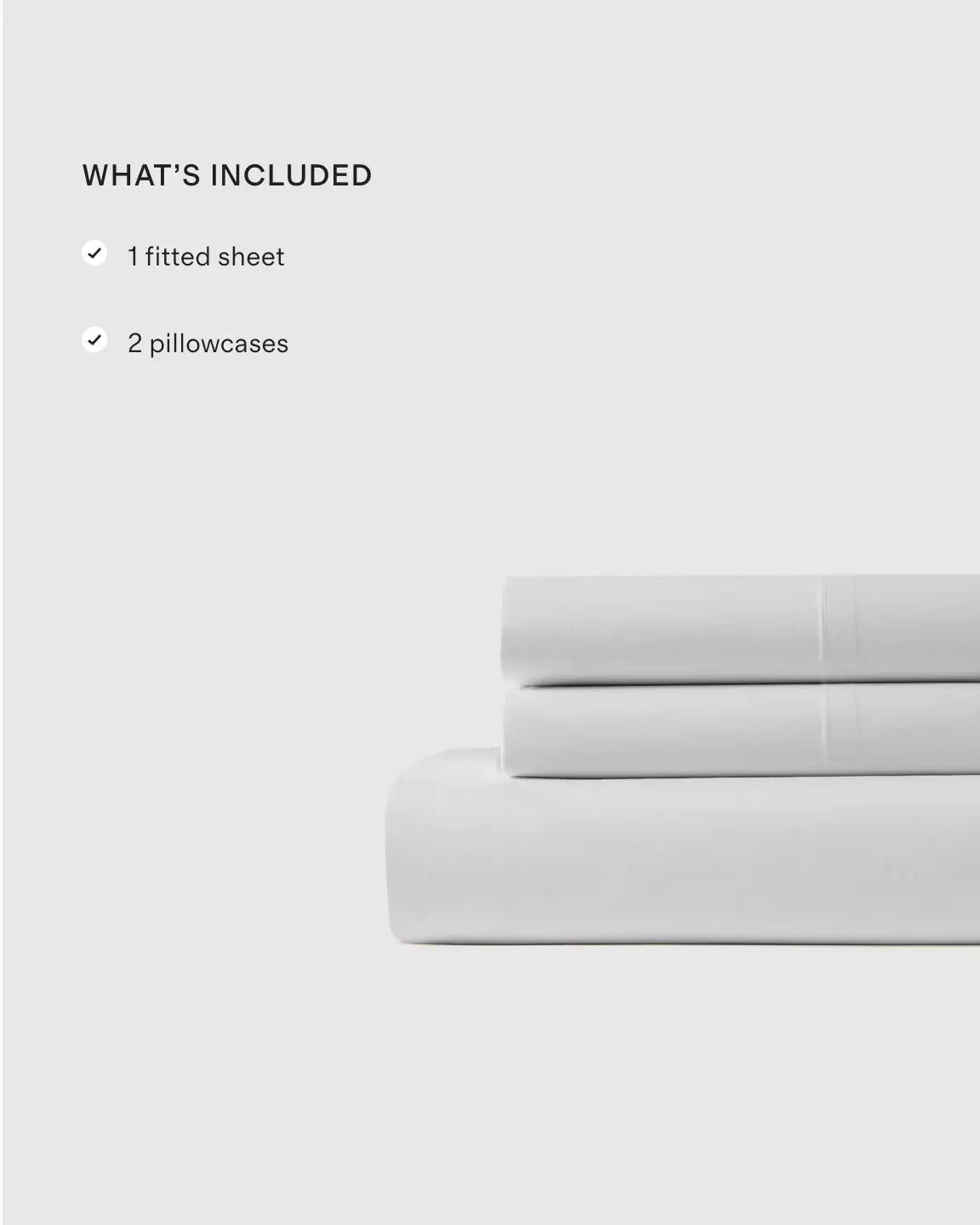 Organic Crisp Percale Scallop Fitted Sheet Set - US 2902