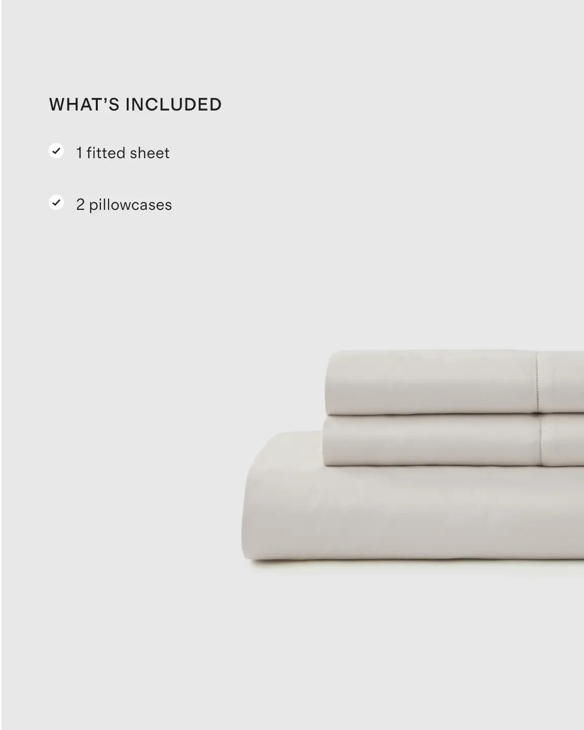Signature Giza Cotton Sateen Fitted Sheet Set - US 4765
