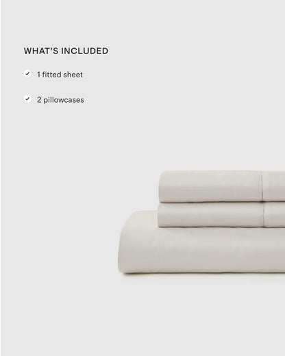Signature Giza Cotton Sateen Fitted Sheet Set - US 4765