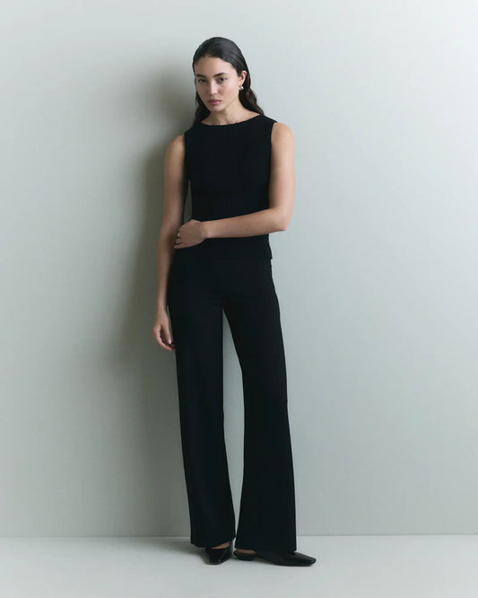 Ultra-Stretch Ponte Wide Leg Pants - US 4088