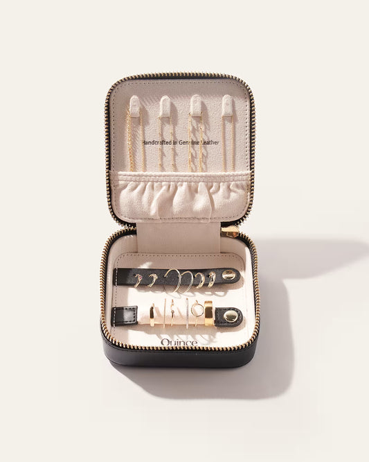 Leather Jewelry Travel Case - US 2626
