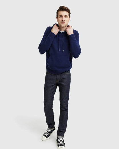 Mongolian Spring Cashmere Pullover Hoodie - US 6663