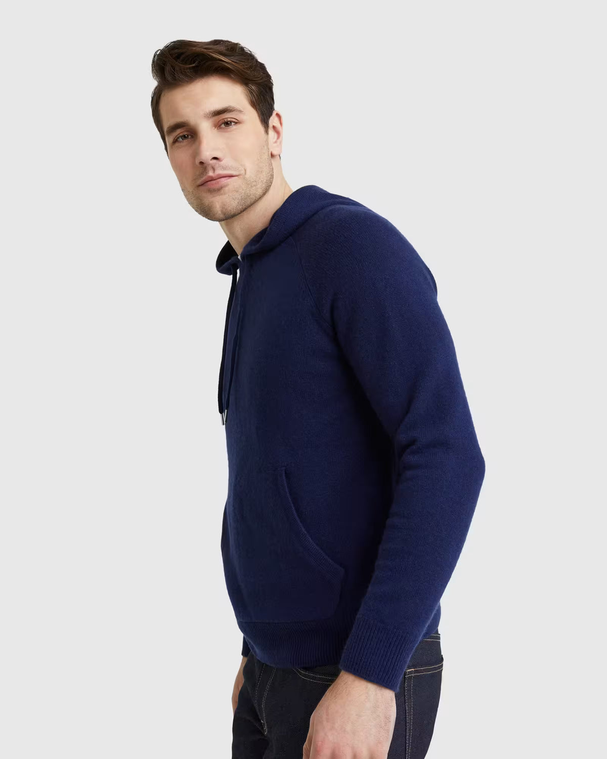 Mongolian Spring Cashmere Pullover Hoodie - US 6663