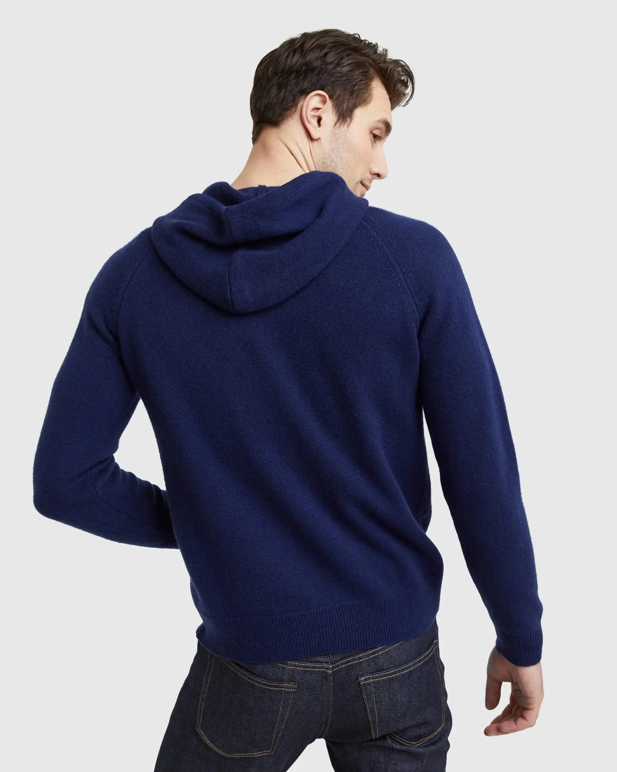 Mongolian Spring Cashmere Pullover Hoodie - US 6663