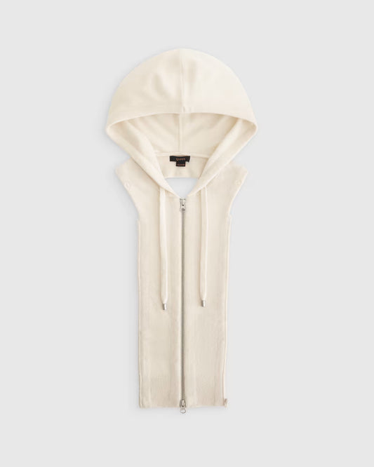 100% Mongolian Cashmere Hoodie Blazer Insert - US 0703