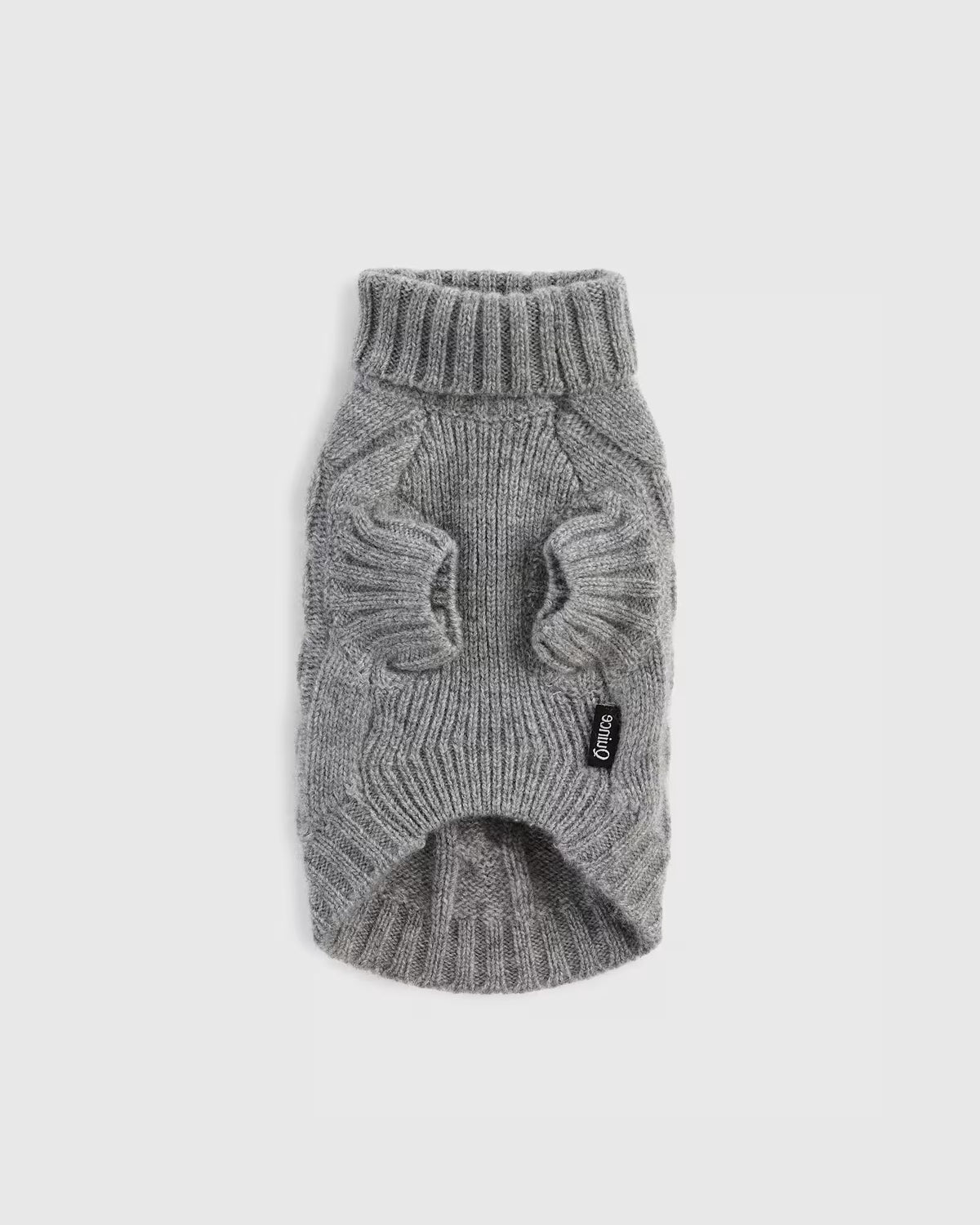 Mongolian Cashmere Cable Knit Dog Sweater - US 5576