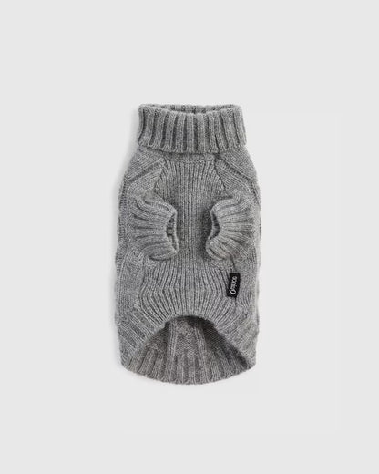 Mongolian Cashmere Cable Knit Dog Sweater - US 5576