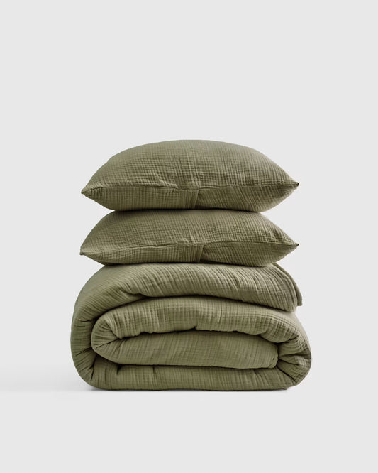 Organic Cotton Gauze Dream Quilt Set - US 4144