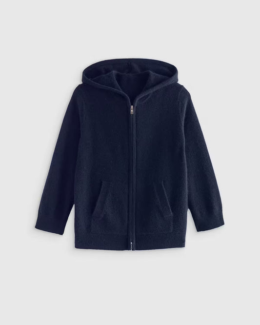 Washable Cashmere Full Zip Hoodie - US 7362