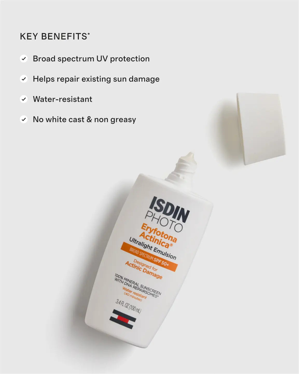 Eryfotona Actinica Ultralight Mineral Sunscreen SPF 50+ by ISDIN - US 4331