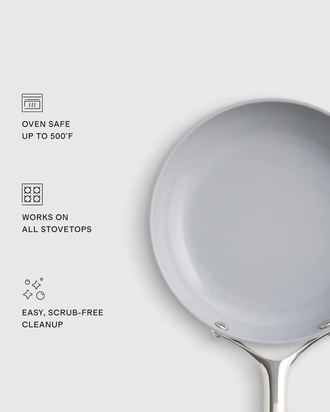 Ceramic Nonstick 10" Frying Pan - US 8115