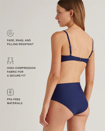 Italian V-Neck Bikini Top - US 2703