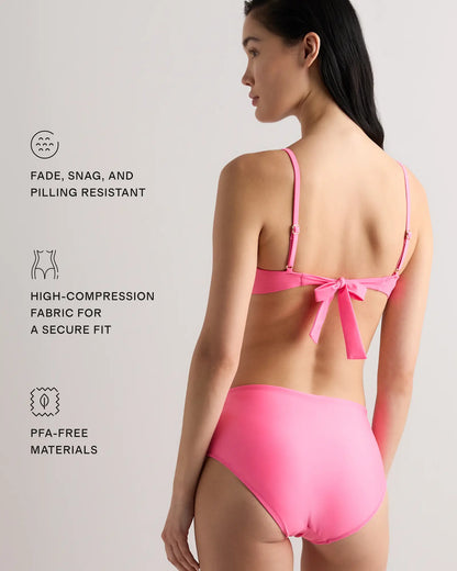 Italian Scoop Neck Bikini Top - US 1014