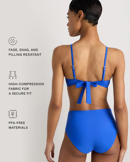 Italian Scoop Neck Bikini Top - US 2789