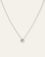 14K Gold Diamond Sliding Bezel Necklace - US 7791