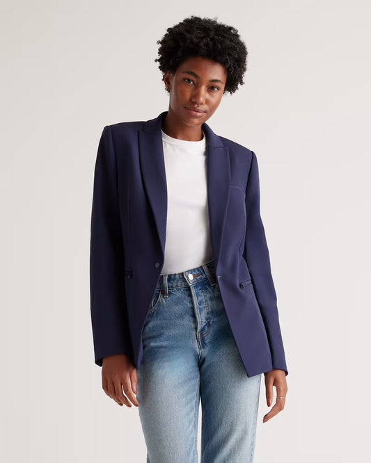 Scuba Single-Breasted Convertible Blazer - US 6283