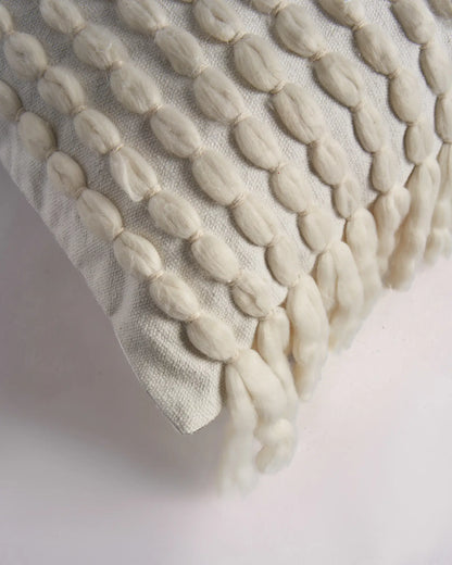 Dana Wool Fringe Pillow Cover - US 3720