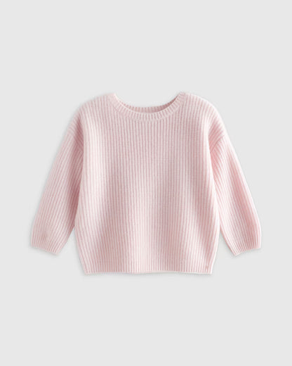 Washable Cashmere Fisherman Tunic Sweater - US 6266