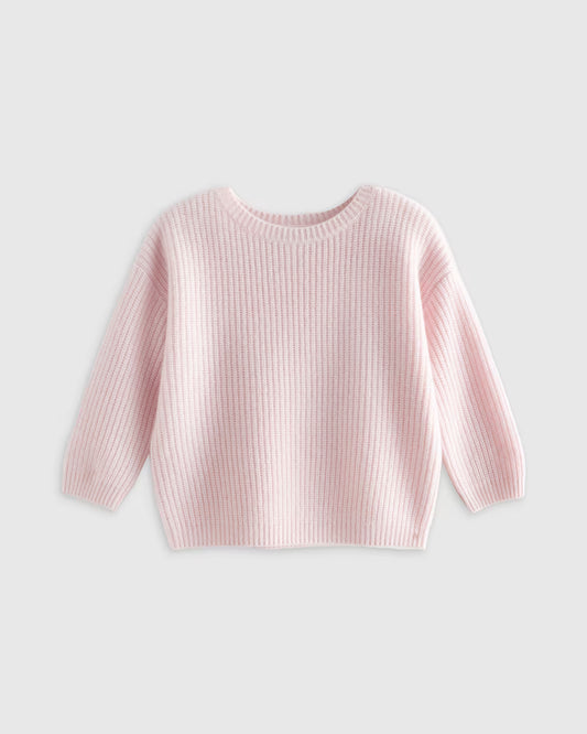 Washable Cashmere Fisherman Tunic Sweater - US 6266